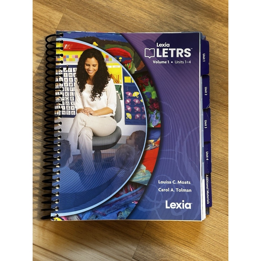 Lexia LETRS Volume 1 Units 1-4 3rd Edition 2019 Professional‎ Learning